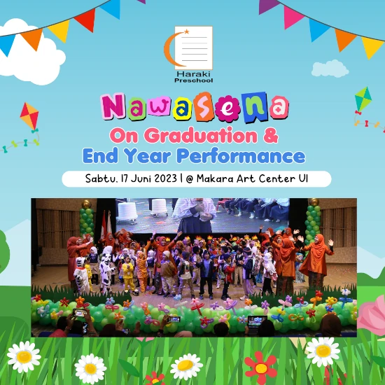 Nawasena on Graduation & End Year Performance Haraki Preschool TP. 2022/2023